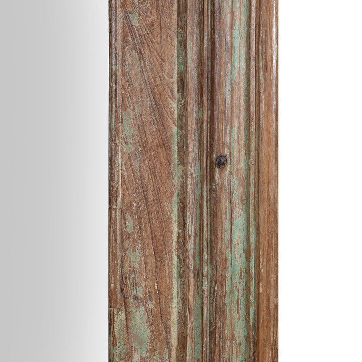 Old Indian Carved Teak Mirror - 19thC | Indigo Antiques