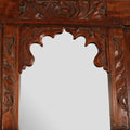 Old Indian Teak Window Mirror - 19thC