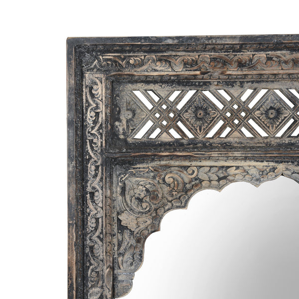 Indian Mango Wood Mihrab Mirror