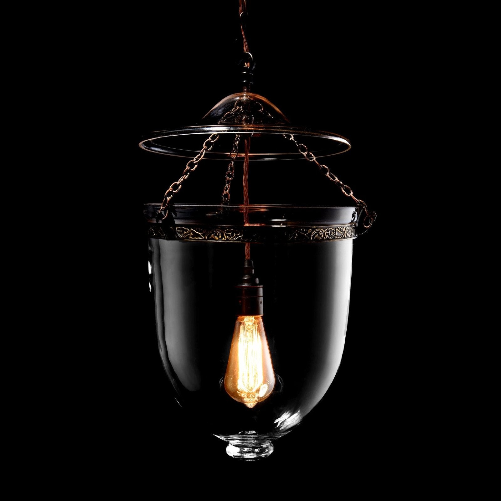 Vintage Hundi Hanging Lamps INDIGO ANTIQUES Indigo Antiques