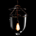Glass Hundi Pendant Lamp With Single Fitting