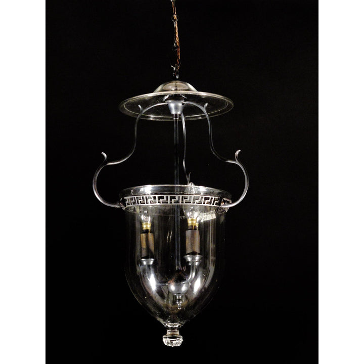 Rare Glass Hundi Lamp With 3 Way Fitting - Mid 19thC | Indigo Oriental Antiques