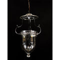 Rare Glass Hundi Lamp With 3 Way Fitting - Mid 19thC