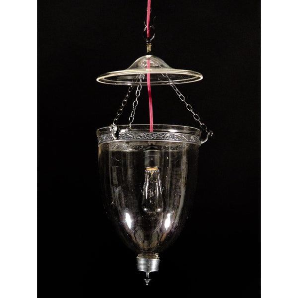 Regency Style Glass Hundi Lamp - Single Light Fitting