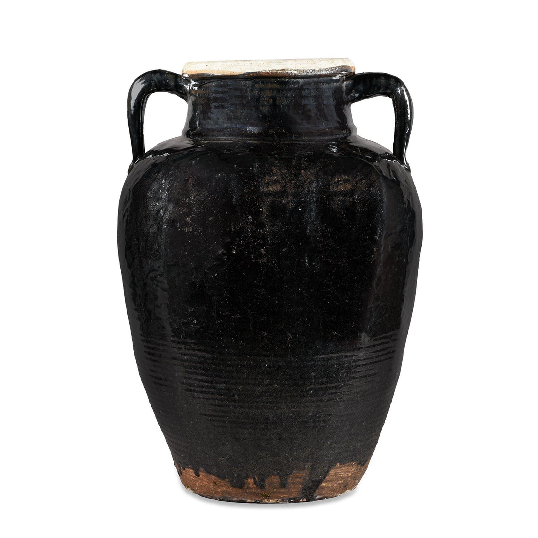Black Glazed Wine Jar From Shanxi - 19thC | Indigo Antiques