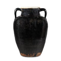 Black Glazed Wine Jar From Shanxi - 19thC