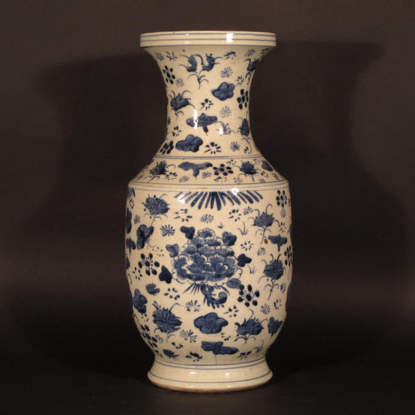 Blue & White Porcelain Fengweizun Vase