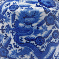 Blue & White Porcelain Fengweizun Vase - Dragon Design