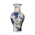 Blue & White Porcelain Fengweizun Vase - Peach Tree Design