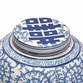 Blue & White Porcelain Ginger Jar - Double Happiness Design