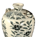 Blue & White Porcelain Meiping Vase - Peony Design