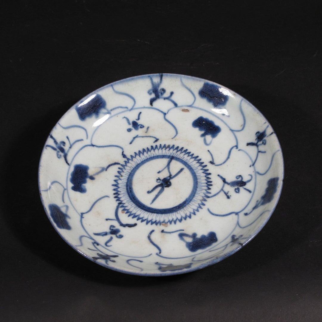 Blue & White Porcelain Plate - 19thC | Indigo Oriental Antiques