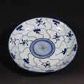 Blue & White Porcelain Plate - 19thC