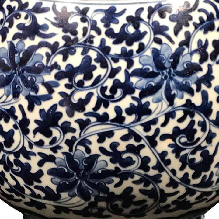 Blue & White Porcelain Trumpet Vase