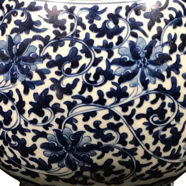 Blue & White Porcelain Trumpet Vase