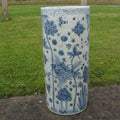 Blue & White Porcelain Umbrella Stand