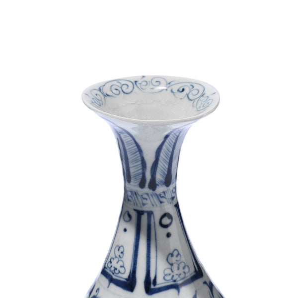 Blue & White Small Yuhuchunping Vase - Assorted Designs