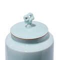 Celadon Glaze Porcelain Tea Caddy