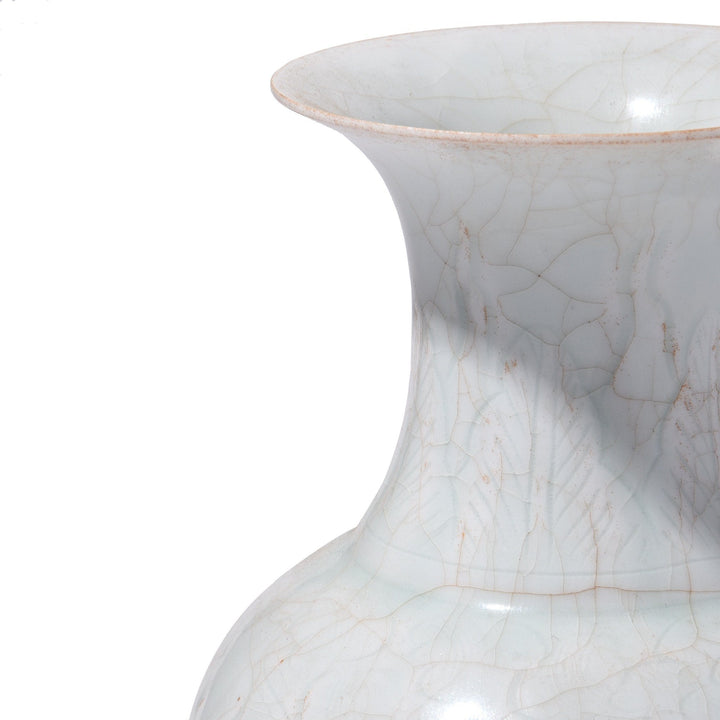 Glazed Celadon Vase - Song Dynasty Style | Indigo Oriental Antiques