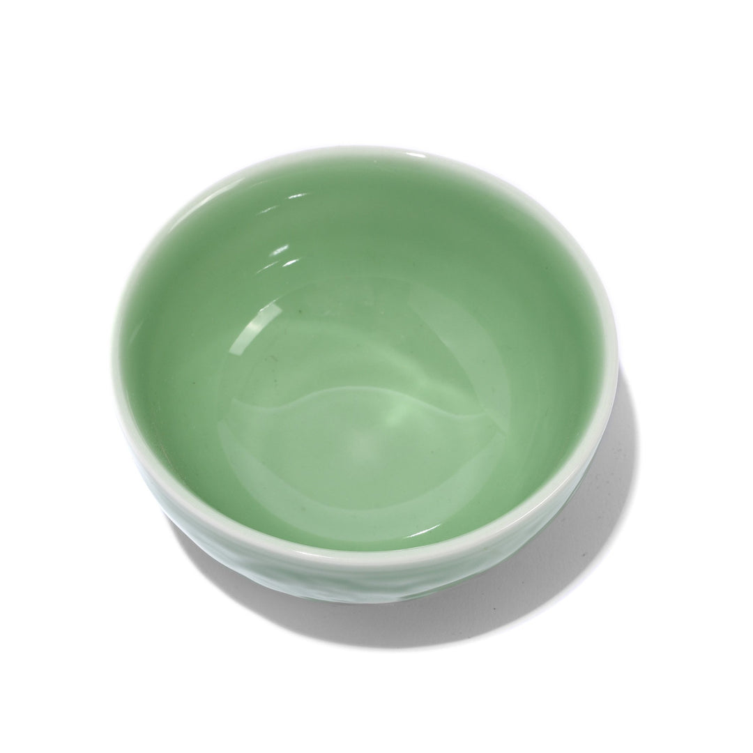 Interior Of Porcelain Bowl With Celadon Glaze | Indigo Antiques