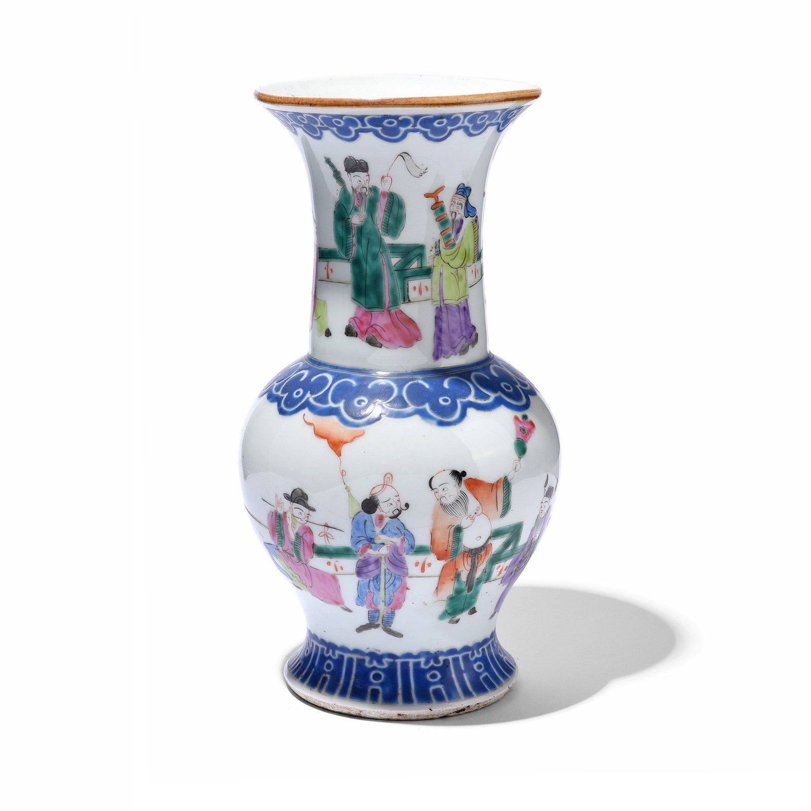 Option 2 Porcelain Fengweizun Vase - Famille Rose Design | Indigo Antiques