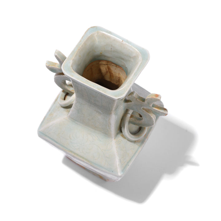 Top View Of Porcelain Flower Vase - Song Dynasty Style | Indigo Antiques