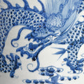 Blue & White Porcelain Umbrella Stand - Dragon