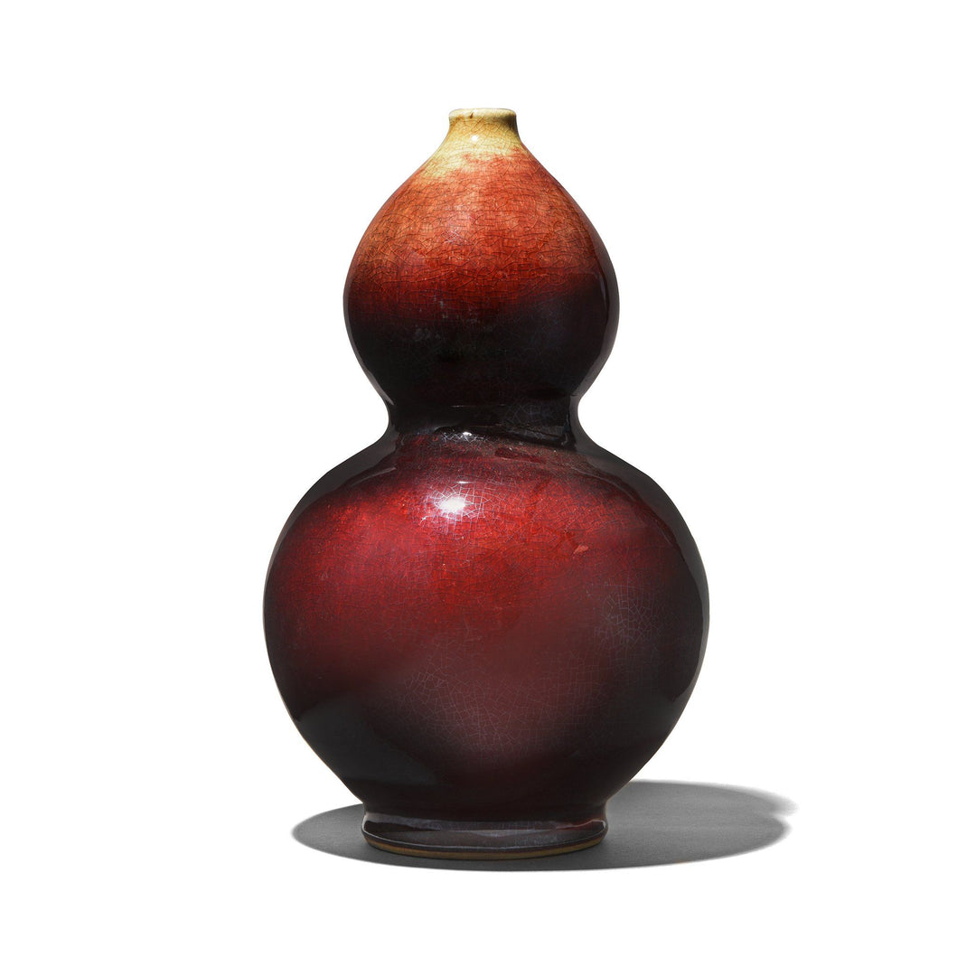 Sang De Boeuf Double Gourd Porcelain Vase | Indigo Antiques