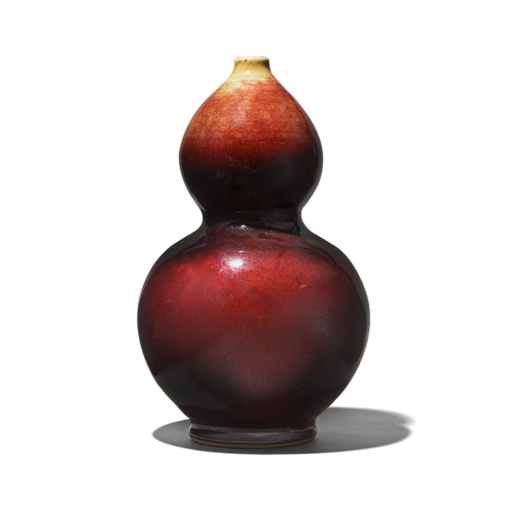 Sang De Boeuf Double Gourd Porcelain Vase | Indigo Antiques
