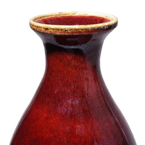 Sang De Boeuf Porcelain Flower Vase