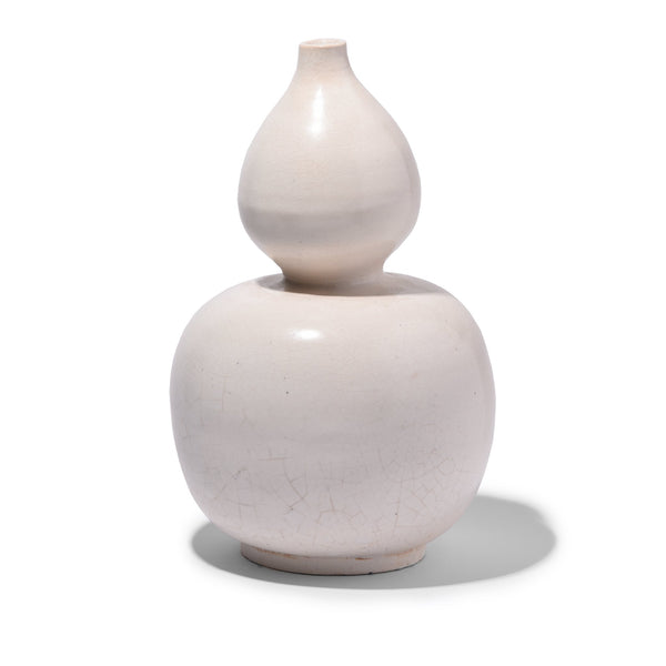 Song Dynasty White Porcelain Gourd Vase