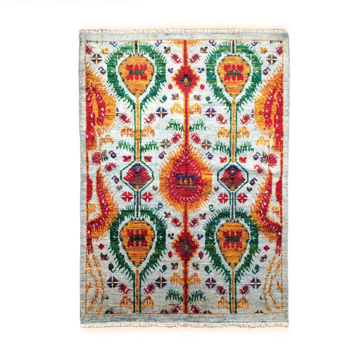Recycled Silk Sari Rug - 180 x 0 x 121 (wxdxh cms) - 707935