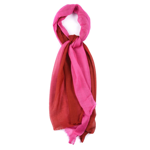 Graduated Colours - Fine Wool Scarf