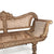 Caned Teak Sofa With Bone Inlay - Ca 80 yrs old | Indigo Oriental Antiques