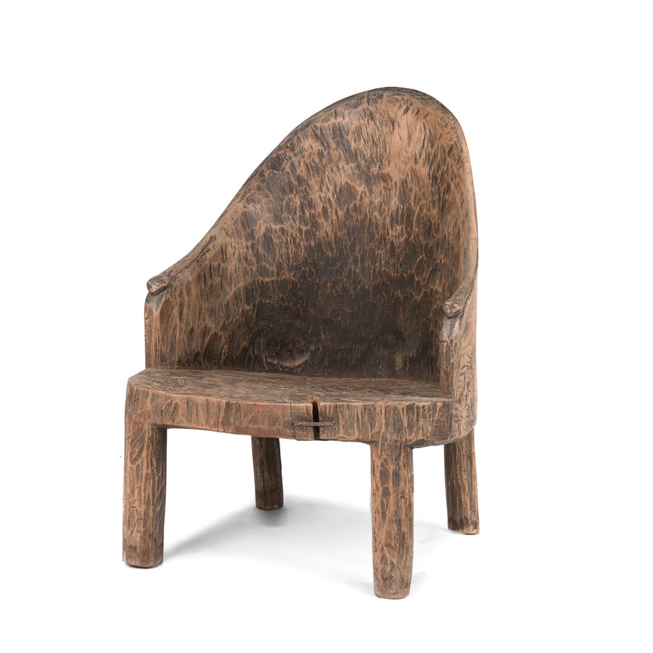 Carved Chair From The Naga Tribe -  Circa 80 Yrs Old - 56 x 51 x 82 (wxdxh cms) - A6211V2