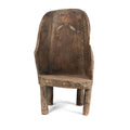 Carved Tribal Chair From Nagaland -  Ca 1920