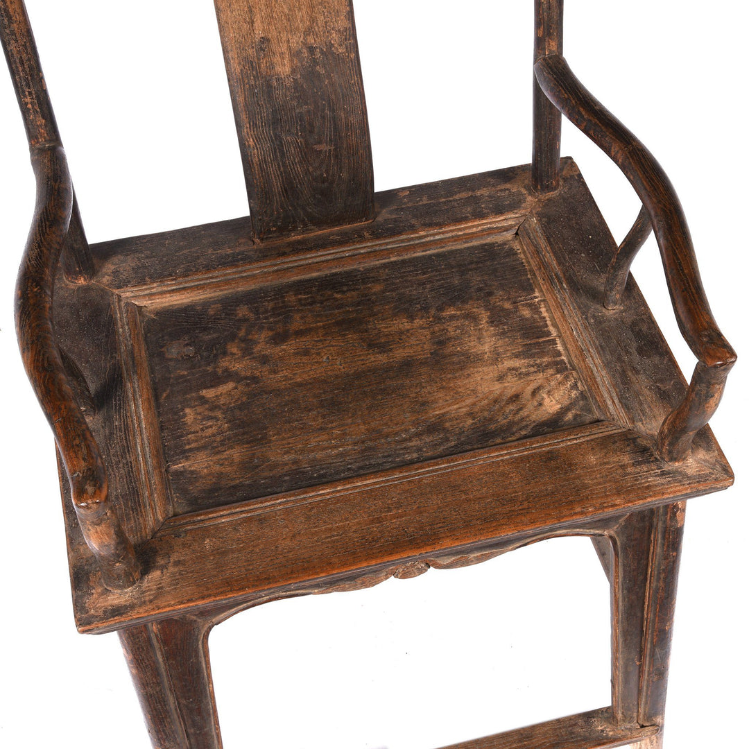 Pair of Chinese Elm Armchair From Shanxi Province - 19thC | Indigo Antiques