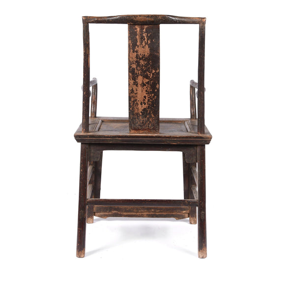 Elm Armchair From Shanxi Province - 19thC