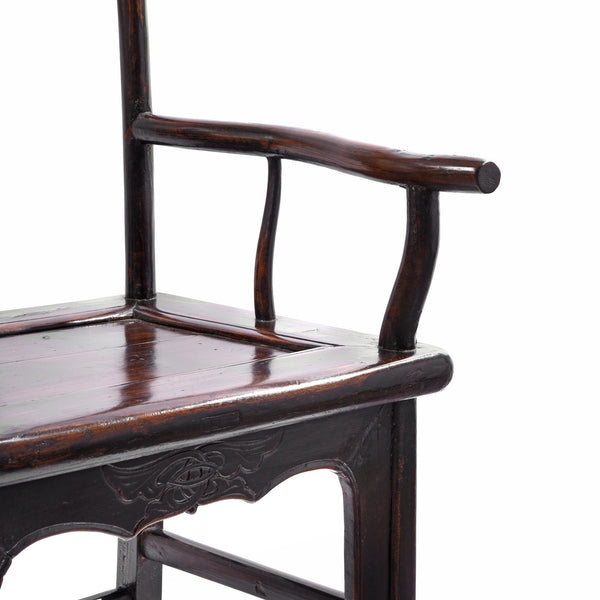 Elm Chinese Officials Hat Chair - 19thC