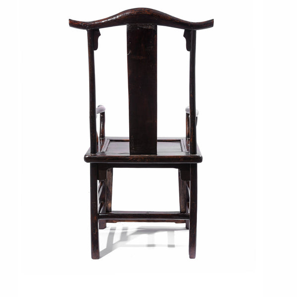 Elm Chinese Officials Hat Chair - 19thC