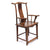 Side Profile View of an Antique Elm Chinese Officials Hat Chair From Shanxi - 19thC | Indigo Antiques