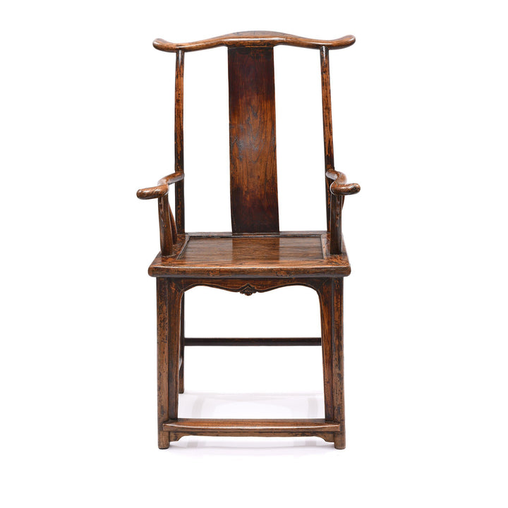 Antique Elm Chinese Officials Hat Chair From Shanxi - 19thC | Indigo Antiques