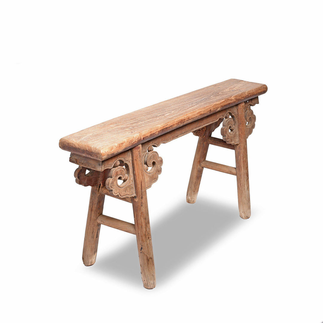 Old Chinese Elm Bench - 19thC | Indigo Antiques