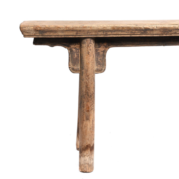 Detail From Old Chinese Elm Bench | Indigo Antiques