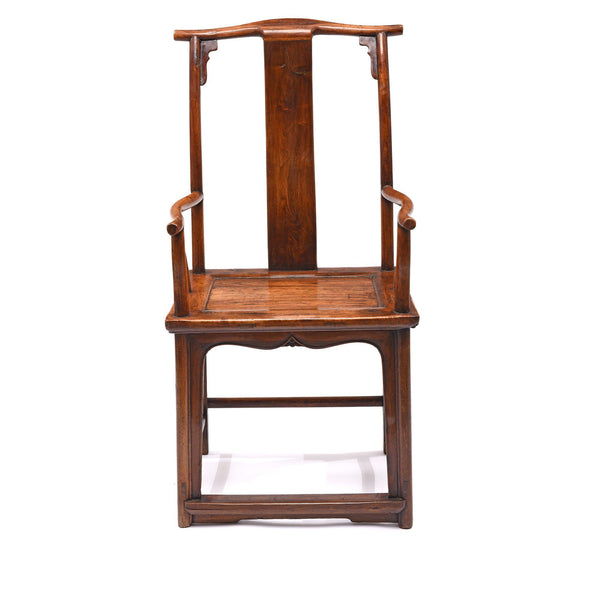 Walnut Chinese Officials Hat Chair From Shanxi - 19thC