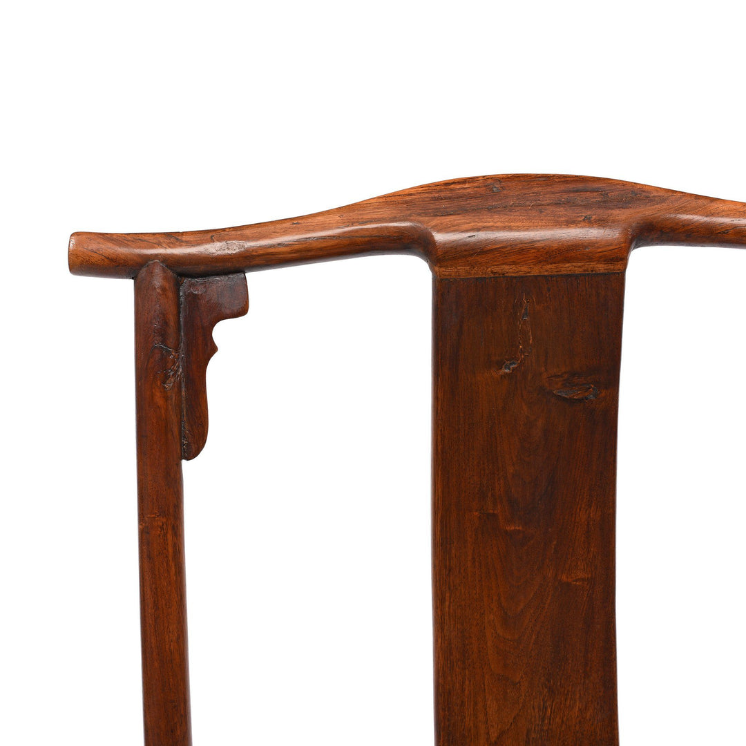 Carving detail from an Antique Elm Chinese Officials Hat Chair From Shanxi - 19thC | Indigo Antiques