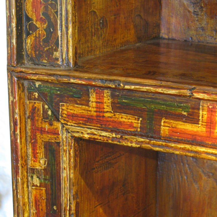Tibetan Tiger Shelf with Original Paint - 19thC | Indigo Oriental Antiques