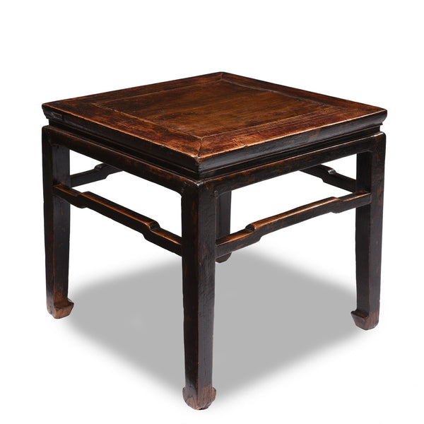 Chinese Elm Square Side Tables  - 19thC