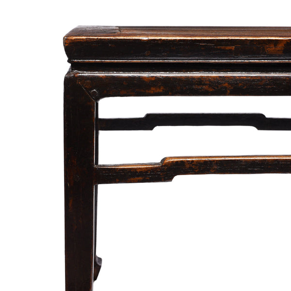 Chinese Elm Square Side Tables  - 19thC