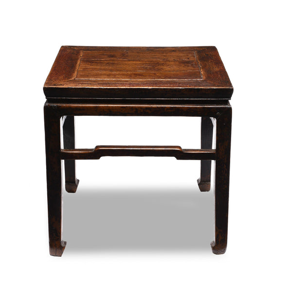 Chinese Elm Square Side Tables  - 19thC